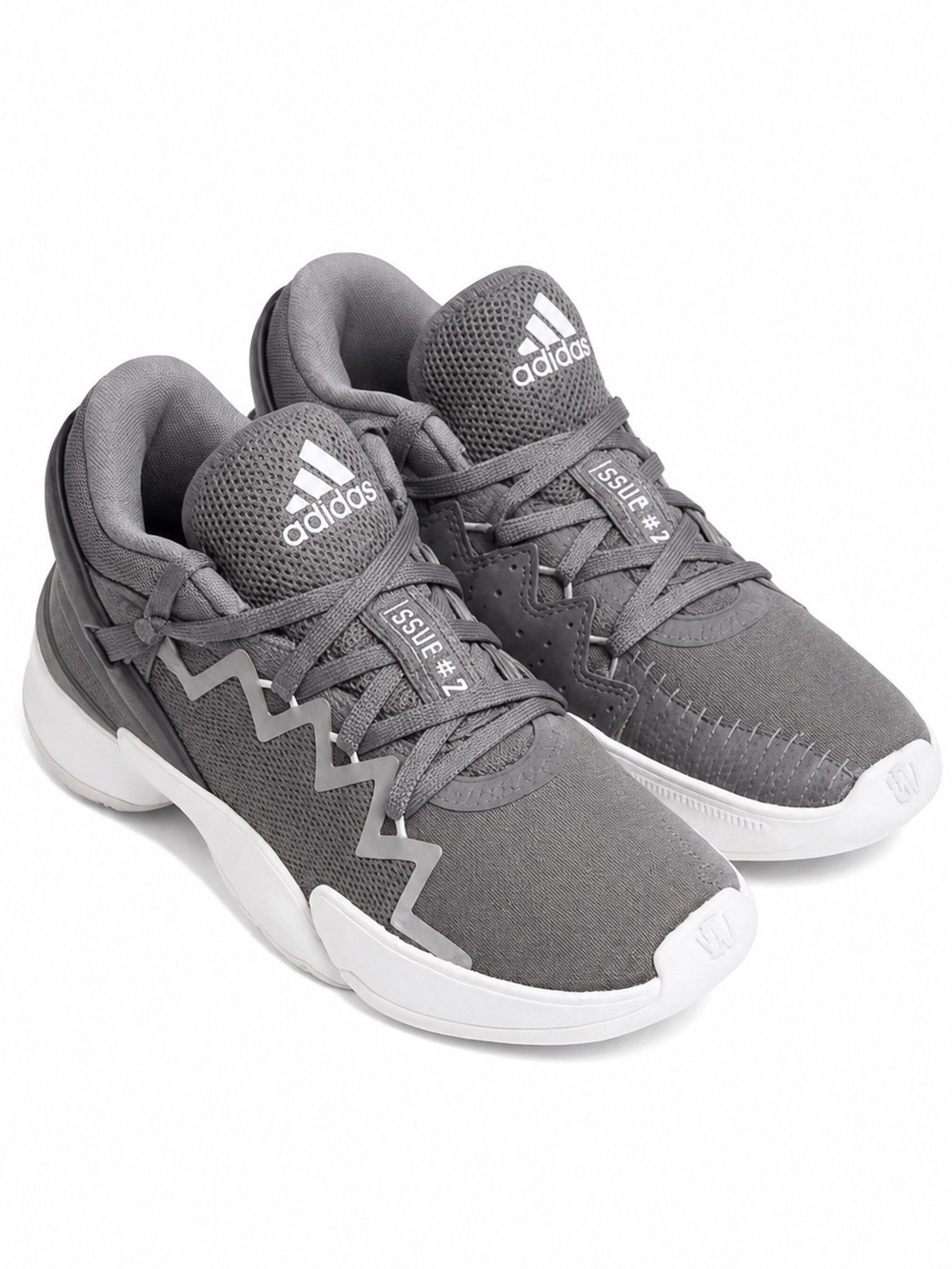 Adidas D O N Issue 2 Donovan Mitchell Basketball Shoes Womens 6.5 Gray